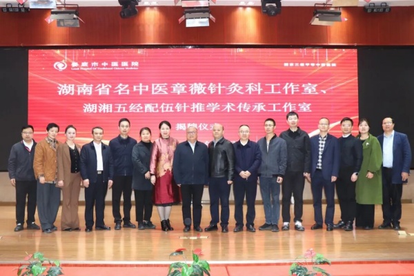 湖南省名中医章薇针灸科工作室落户娄底市中医医院  群众看病更有“医靠”